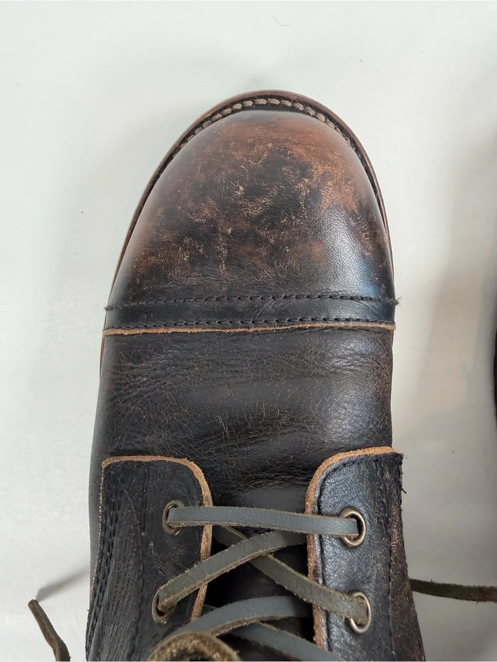 Freebird by Steven Men's Prison Boots Size 13 Leavenworth Brown Leather Boots